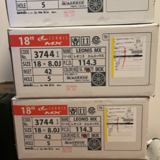 【交渉中】アルファード30系後期　タイプSゴールド　純正ホイール　新車取り外し 18インチ　美品の画像