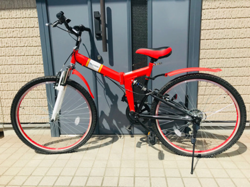 即決ok☆新品未使用　ミムゴ 折りたたみ自転車 26 6段ギア