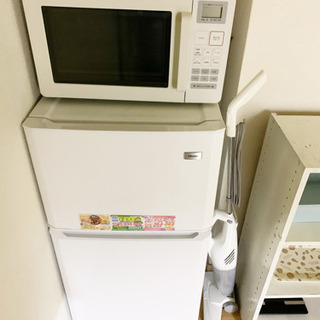2洗濯機、冷蔵庫、電子レンジ、掃除機などの画像
