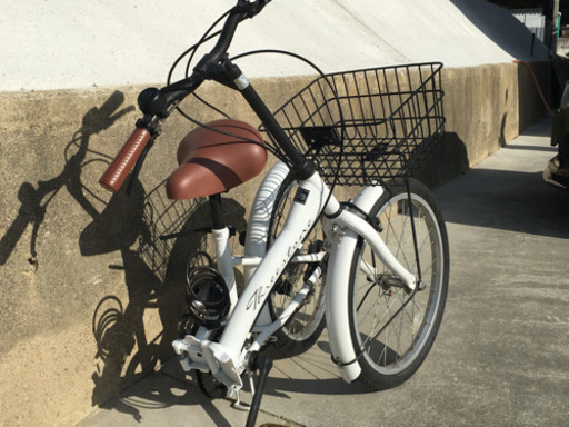 格安で！アイジュサイクル 鍵付き 折りたたみ自転車◇20インチ◇6段変速
