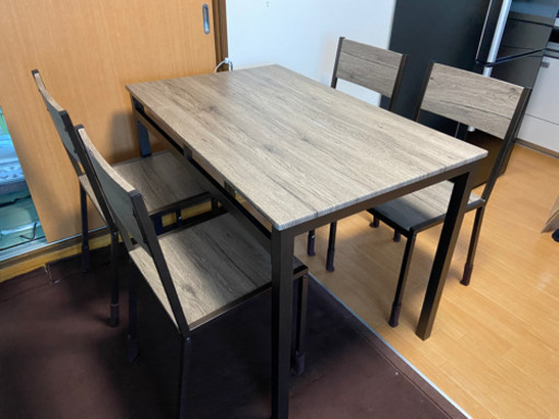 【購入者決定】　　　ダイニングセット・4人用☆旭川市