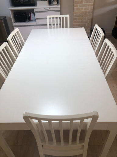 IKEA 伸縮ダイニングテーブルセット