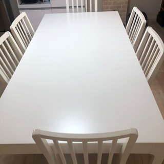 IKEA 伸縮ダイニングテーブルセット
