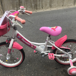 女の子用　自転車DISNEY PRINCESS 使用少ない