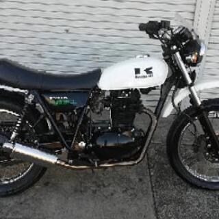 カワサキ 250TR フルエキ キャリア 綺麗