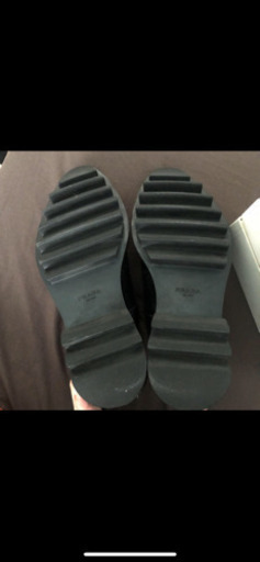 【売ります】PRADA 13aw センタージップシャークソールドレスシューズUK8