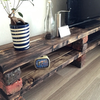 オーダーハンドメイド　ブルックリン調テレビボード