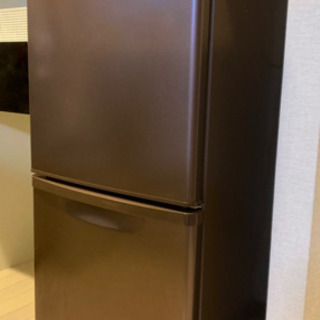 【受付終了】パナソニック製　冷蔵庫　2ドア　138L ブラウン