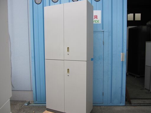 上下書庫セット　ウチダ製　ＳＵ２　両開き/両開き　奥行400ｍｍ