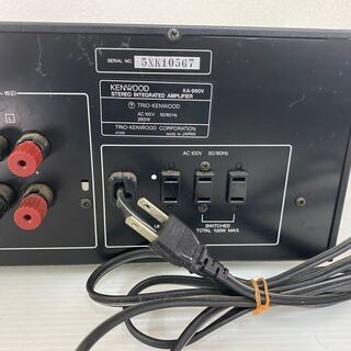 【KENWOOD】 ケンウッド プリメイン アンプ VIG DLDサーキット KA-990V 1985年製の画像