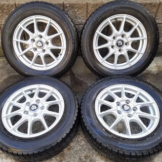 アルミ付スタッドレス4本　195/65R15　すぐにご使用頂けます！