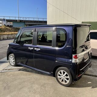 平成22年タントカスタムXLTD紺色車検2年付き (euope) 男川の