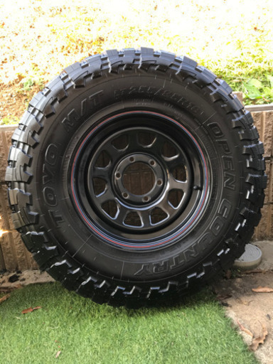 スチールホイール　マットタイヤ　4本セット