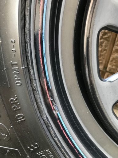 スチールホイール　マットタイヤ　4本セット
