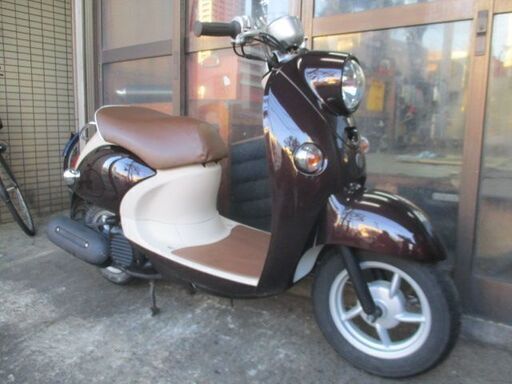 ヤマハ　ビーノ-2　エンジン機関良好　各所点検整備済み　しばらくそのまま乗れます！ちゃいろ