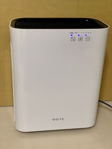 空気清浄器（ホワイト） HEPAフィルター搭載 10畳対応 デザイン家電boltz（ボルツ）2台目