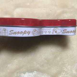 スヌーピー  クリスマス  ダイカット缶の画像
