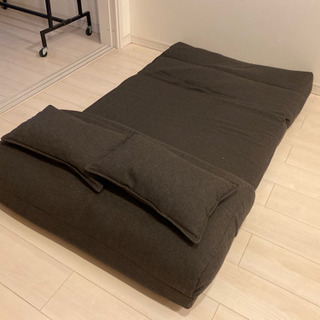 ★幅90cm★日本製 ゆったりワイドな4WAYソファベッドの画像