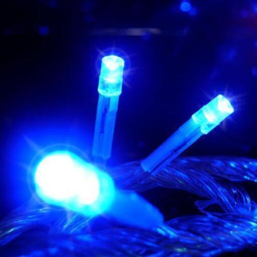 クリスマス用ブルーLEDライト