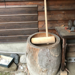 餅つき用の臼と杵【打合せ中】