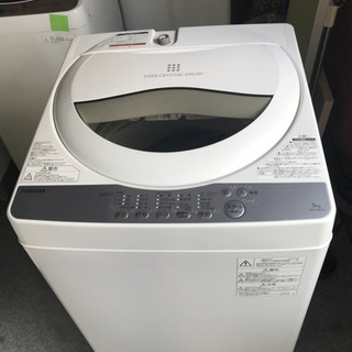 【取引中】TOSHIBA  5kg 洗濯機　2019年製　良品　東芝