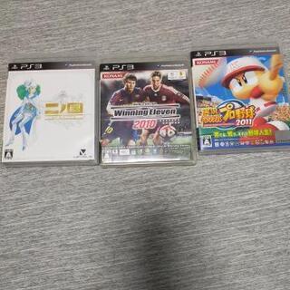 【年末処分予定】プレステ3ソフトセット　パワプロ　ウイイレ　二ノ国