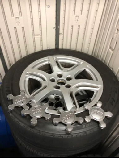 アウディ　18インチ　ホイール　タイヤ　値下げ　純正品