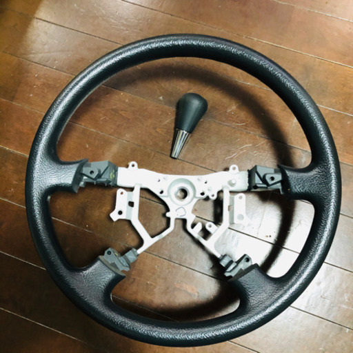 ハイエース　純正ハンドル　シフトノブ