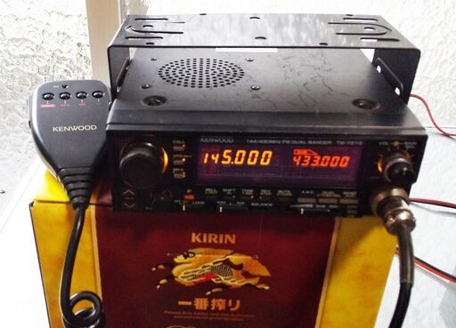 アマチュア無線機　ＴＭ－７２１Ｇ　マイク　電源コード（自作）等　電源自体は含みません。