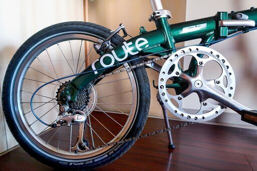 【美品】DAHON Route 2019モデル カスタム車 折り畳み自転車 ミニベロ