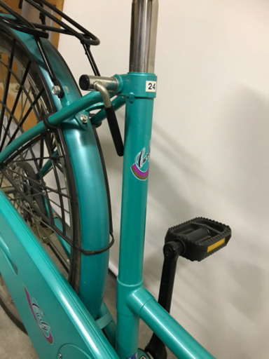 エメラルドグリーン⭐️自転車⭐️２４インチ