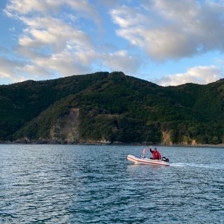 アキレスゴムボート、マーキュリー2馬力エンジン セットの画像