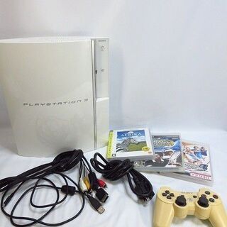 PS3 プレステ3 プレイステーション3 ホワイト SONY コ...
