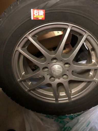 中古スタッドレスタイヤ ホイール付 4本