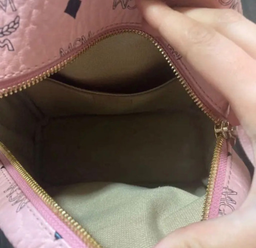 MCM リュック　ピンク