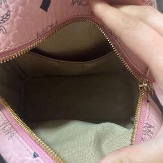 MCM リュック　ピンクの画像