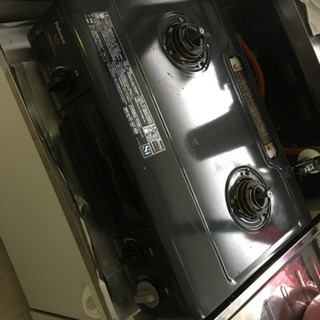 パロマ二口ガスコンロプロパンガス
