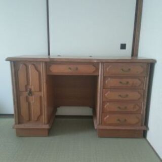 ドレッサー 机、 鏡別々で使用可能の画像