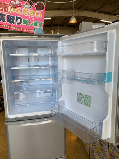 極美品 2019年製 SHARP 350L冷蔵庫 どっちもドア SJ-W352E-S シャープ