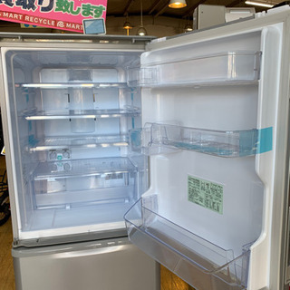 極美品 2019年製 SHARP 350L冷蔵庫 どっちもドア SJ-W352E-S シャープ