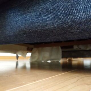 無印良品 2.5シータ ソファー デニム ダウンフェザーの画像