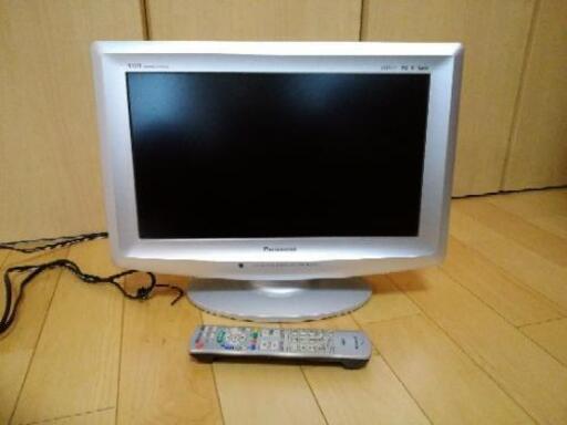 Panasonic ビエラ17V型 IPS液晶テレビ　リモコン TH-L17C1 -Wホワイト2009年製