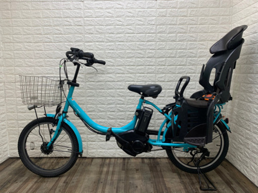 YAMAHA PAS babby 2015年　20インチ　ターコイズ　子供乗せ　新基準　電動アシスト自転車