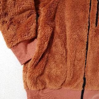 新品 ブランシェス Branshes ボアジャケット 150cm ふわふわ 上着の画像