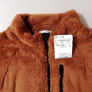 新品 ブランシェス Branshes ボアジャケット 150cm ふわふわ 上着の画像