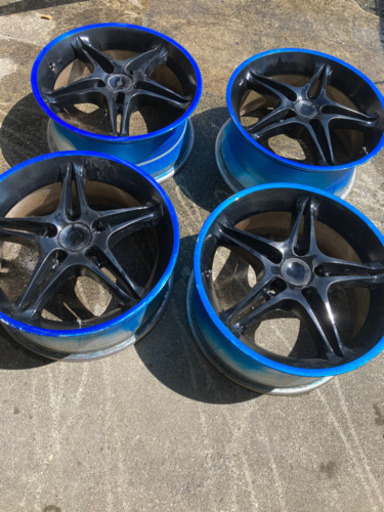 ヨコハマアドバンレーシング　AVS5 モデル5 アルミホイール4本セット　ドリフト等に