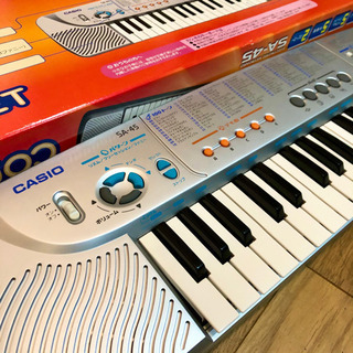 お話し中 お子様向け電子キーボード CASIO SA-45 美品