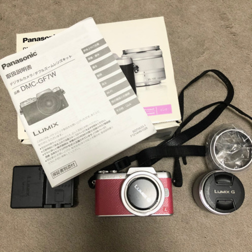 一眼レフミラーレス LUMIX G DMC-GF7W Panasonic ピンク