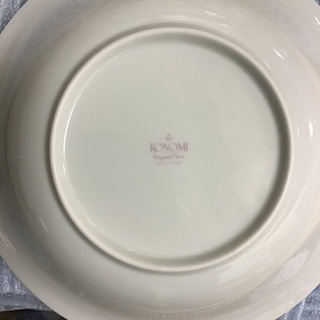 カレーライス皿、金色のスプーン、5点セットバスケットありの画像