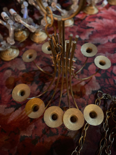 吊るし型アンティーク蝋燭立て